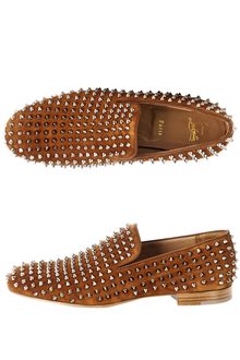 Christian Louboutin Rollerboy Spike Loafers - Lyst