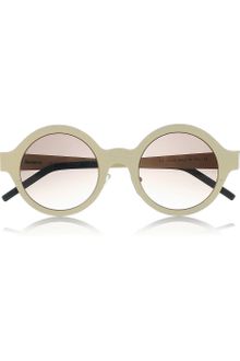 Illesteva Frieda Roundframe Steel Sunglasses - Lyst