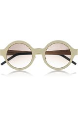 Illesteva Frieda Roundframe Steel Sunglasses