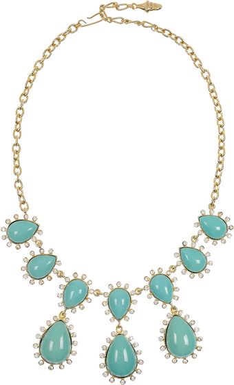  22karat Goldplated Crystal Necklace 