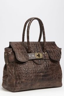 Liebeskind Gloria Croc Embossed Satchel - Lyst