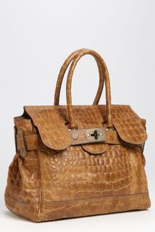 Liebeskind Gloria Croc Embossed Satchel - Lyst