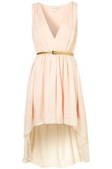 Topshop Deep V Dress By Rare