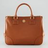 Tory Burch Doublezip Tote in Brown (luggage) - Lyst