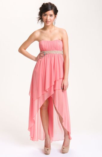 Way-in Layered Chiffon Gown - Lyst