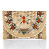 Anya Hindmarch Natural Gem Embellished Straw Ipanema Clutch in Multicolor (natural) - Lyst