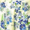 Asos Collection Asos Midi Skirt in Floral Print in Blue (yellowprint) - Lyst
