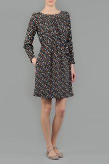 Aspesi Printed Silk Crêpe De Chine Dress - Lyst