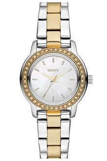 DKNY Glitz Small Round Dial Bracelet Watch - Lyst