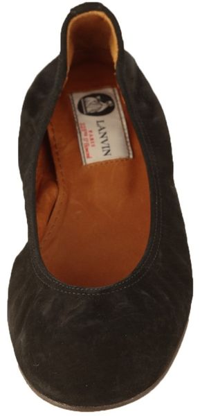 Lanvin Ballet Flat in Black - Lyst