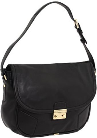 Padded Leather Shoulder Bag 