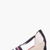 Marc By Marc Jacobs Striped Espadrille Wedge Sandals in Multicolor (black) - Lyst