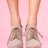 Nasty Gal Anne Platform Oxford in Beige (taupe) - Lyst