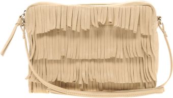 Asos Asos Leather Fringe Across Body Bag - Lyst