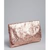 Bcbgmaxazria Sandalwood Sequined Foldover Clutch in Pink (rose) - Lyst