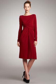 Elie Saab Draped Jersey Cocktail Dress - Lyst