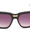 Elizabeth And James Mulholland Navigator Sunglasses in Yellow for Men (black frame/black lens) - Lyst