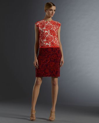  Mixed-print Dress 