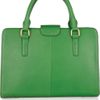 J.crew Edie Attaché Leather Tote in Green - Lyst