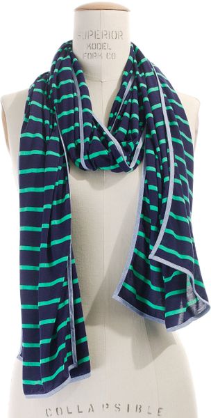 Madewell Softstripe Scarf in Blue (camargue blue) - Lyst