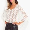 Nasty Gal Riptide Leather Shorts in White (black) - Lyst