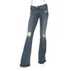Rag & Bone Exclusive Midrise Flared Distressed Denim in Blue (denim) - Lyst