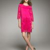 Stella Mccartney Floral Cutwork Shift Dress in Purple (violet megenta) - Lyst
