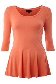 Therapy Jersey Peplum Top - Lyst