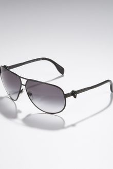Alexander McQueen Skull Aviator Sunglasses  - Lyst