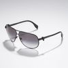 Alexander Mcqueen Skull Aviator Sunglasses in Black for Men - Lyst