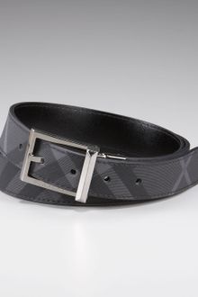 Burberry Reversible Check Belt - Lyst