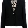 Dolce & Gabbana Cropped Blazer in Black - Lyst