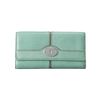 Fossil Maddox Flap Clutch in Green (sea grn) - Lyst