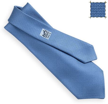 Hermes Nattée De Soie Tie in Blue for Men - Lyst