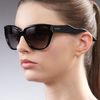 Miu Miu Matte Curvetemple Sunglasses in Black - Lyst
