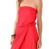 Velvet Missie Strapless Maxi Dress in Red - Lyst
