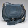 Chloé Marcie Crossbody Bag in Blue (tan) - Lyst