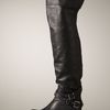 Dior Overtheknee Biker Motorcycle Boot in Black (chocolate) - Lyst