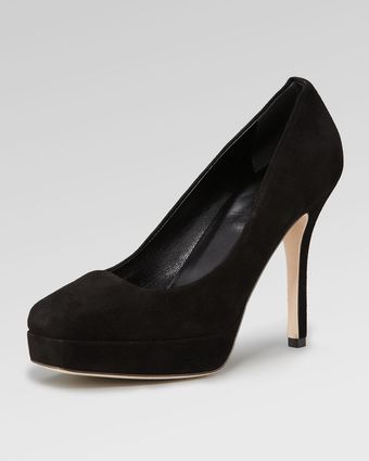  Suede Platform Pump 
