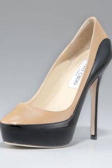Jimmy Choo Sepia Two-Tone Platform Pump - Lyst