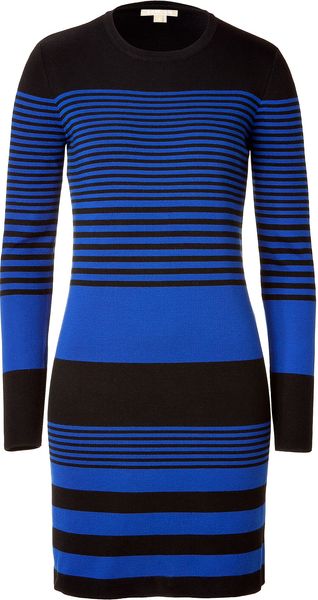  Cobaltblack Striped Long Sweater 