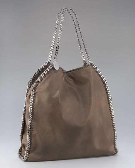 Stella Mccartney Classic Falabella, Brown in Brown - Lyst