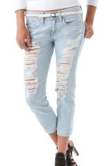 Ag Adriano Goldschmied Piper Cropped Slim Boyfriend Jeans
