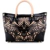 Alexander Mcqueen Black Patent Leather Small Shopper in Black - Lyst