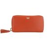 Anya Hindmarch Orange Maxi Zip Round Wallet in Orange - Lyst