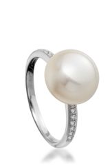 Astley Clarke Diamond Pearl Ring