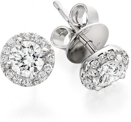 Astley Clarke Mireille Diamond Studs in White - Lyst