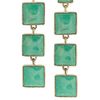 Aurelie Bidermann Cherokee Goldplated Turquoise Clip Earrings in Green (gold) - Lyst