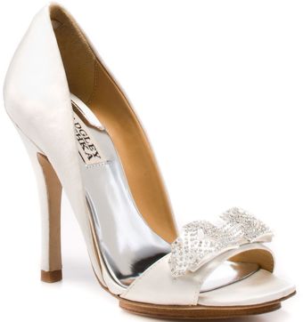 Badgley Mischka Isadora Satin - Lyst