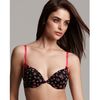 Betsey Johnson Stretch Mesh Bump M Up Bra in Black (layla leopard skinny dip) - Lyst